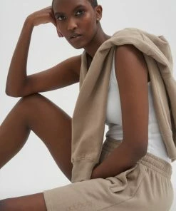 Toboggan Canada UNISEX LUXE FLEECE SWEAT SHORTS - BEIGE