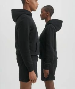 Toboggan Canada UNISEX LUXE FLEECE SWEAT SHORTS - BLACK