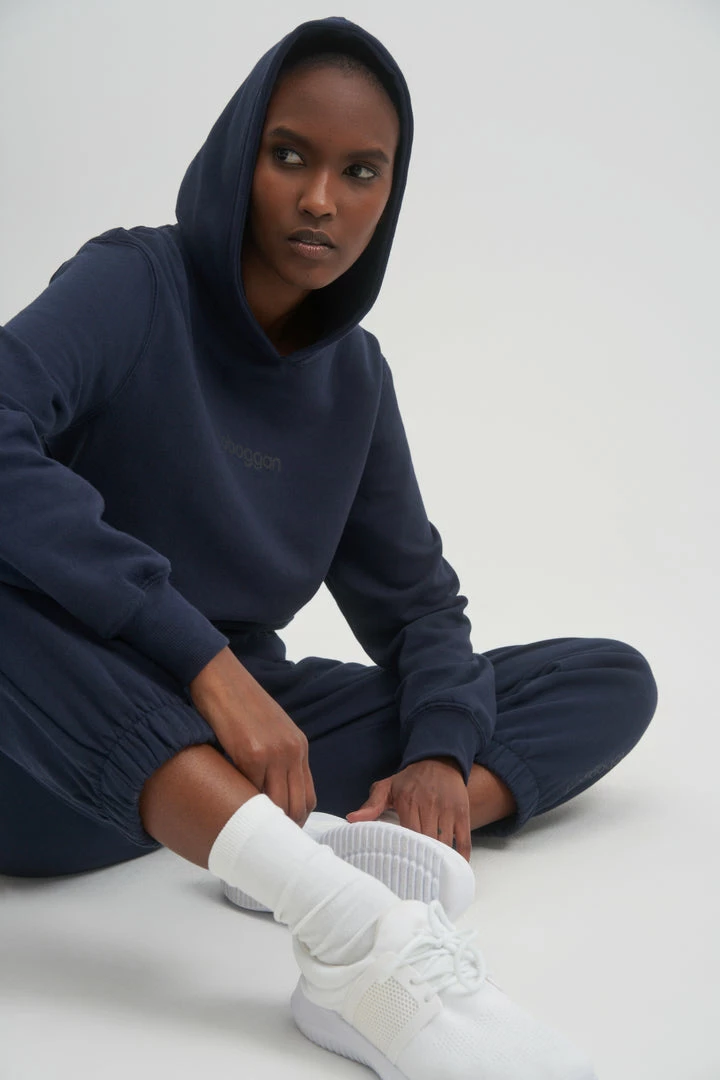 Toboggan Canada UNISEX LUXE FLEECE HOODIE - NAVY