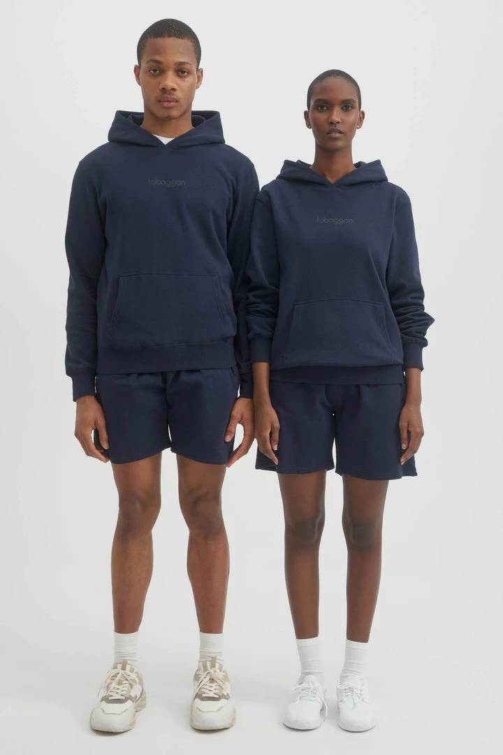 Toboggan Canada UNISEX LUXE FLEECE HOODIE - NAVY